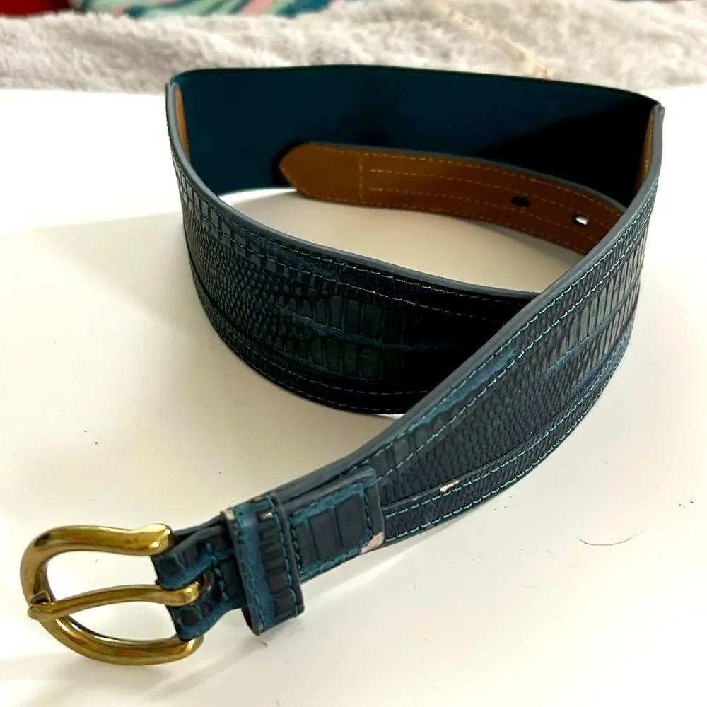 Forest Green Ann Taylor Loft Stretch Belt